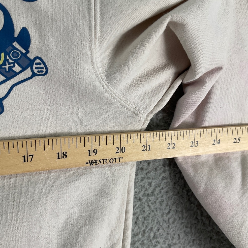 Sanrio Hello Kitty and Friends Sweatshirt Women Medium Cream Green Varsity Sport - Picture 6 of 7